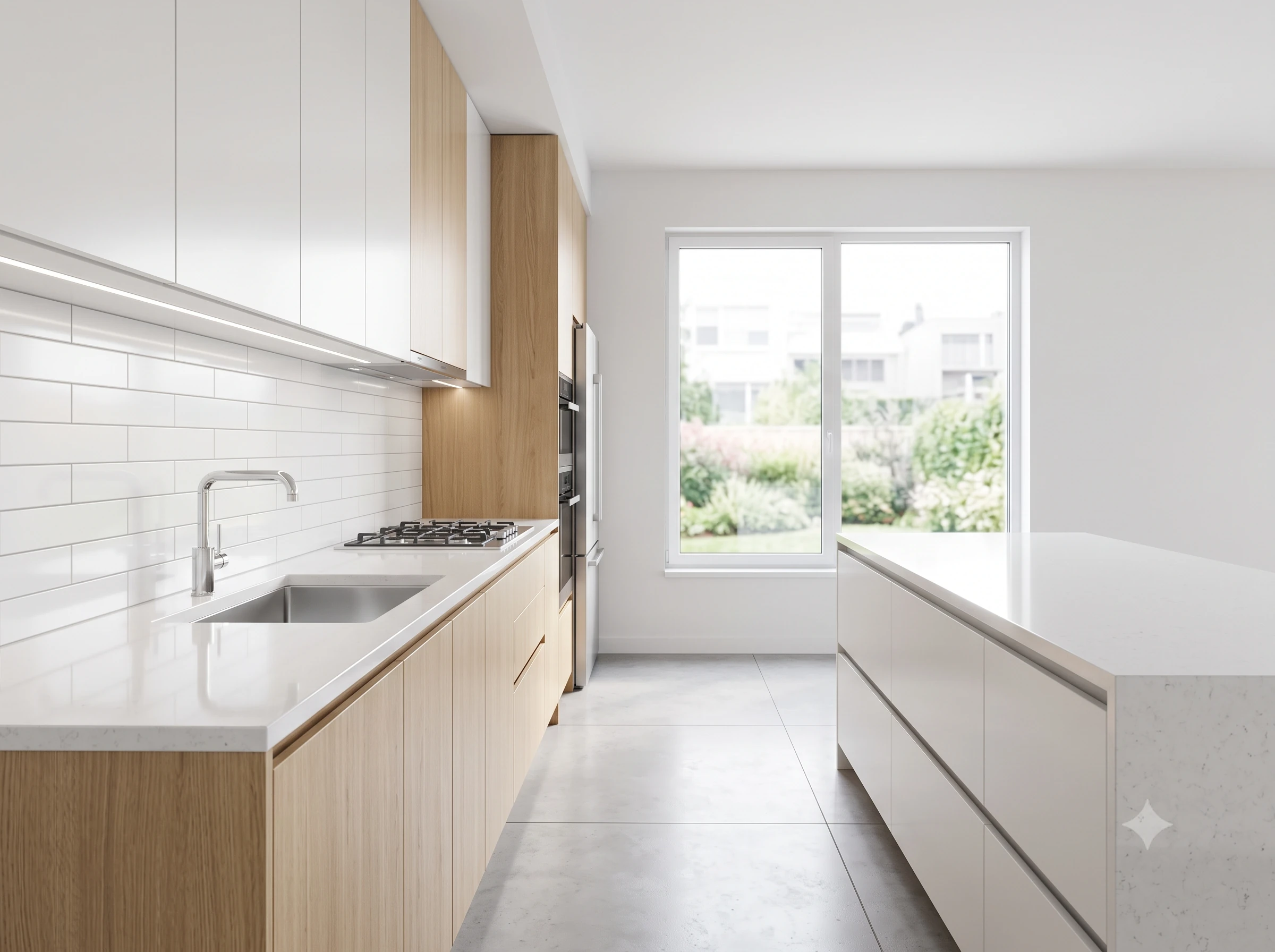 Кухня после капитального ремонта, 14 м²