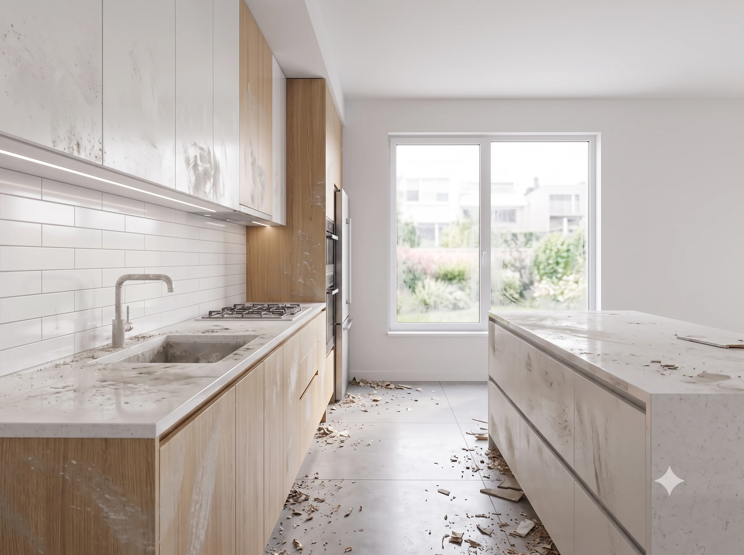 Кухня после капитального ремонта, 14 м²